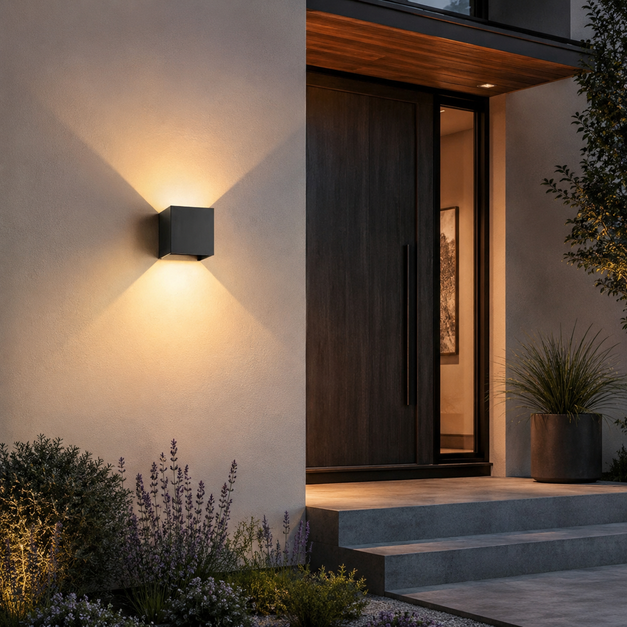 Aplique de Pared Exterior Moderno para Fachada y Jardín - imagen 1