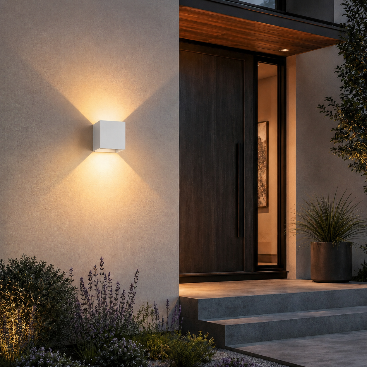 Aplique de Pared Exterior Moderno para Fachada y Jardín - imagen 2