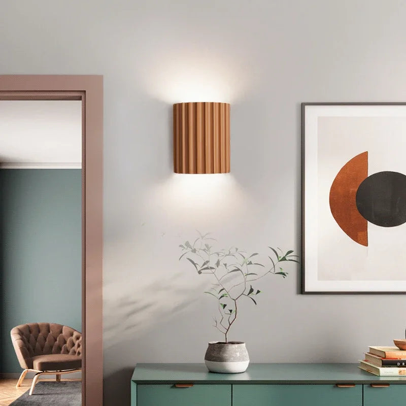 Aplique de Pared Interior Acanalado para Dormitorio y Pasillo - imagen 1