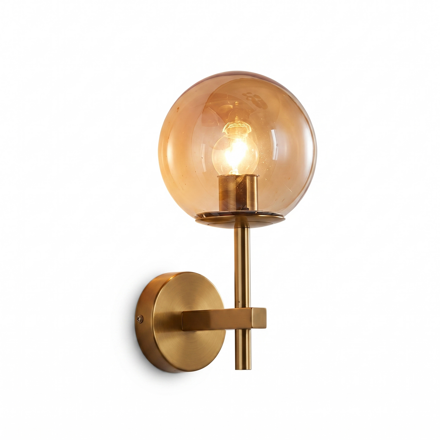 Aplique de Pared Interior con Globo de Cristal - imagen 4