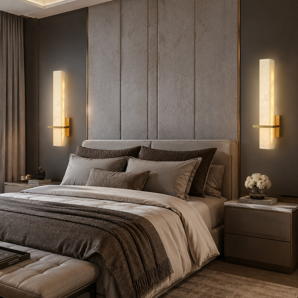 Aplique de Pared Interior de Mármol para Salón y Dormitorio - imagen 2