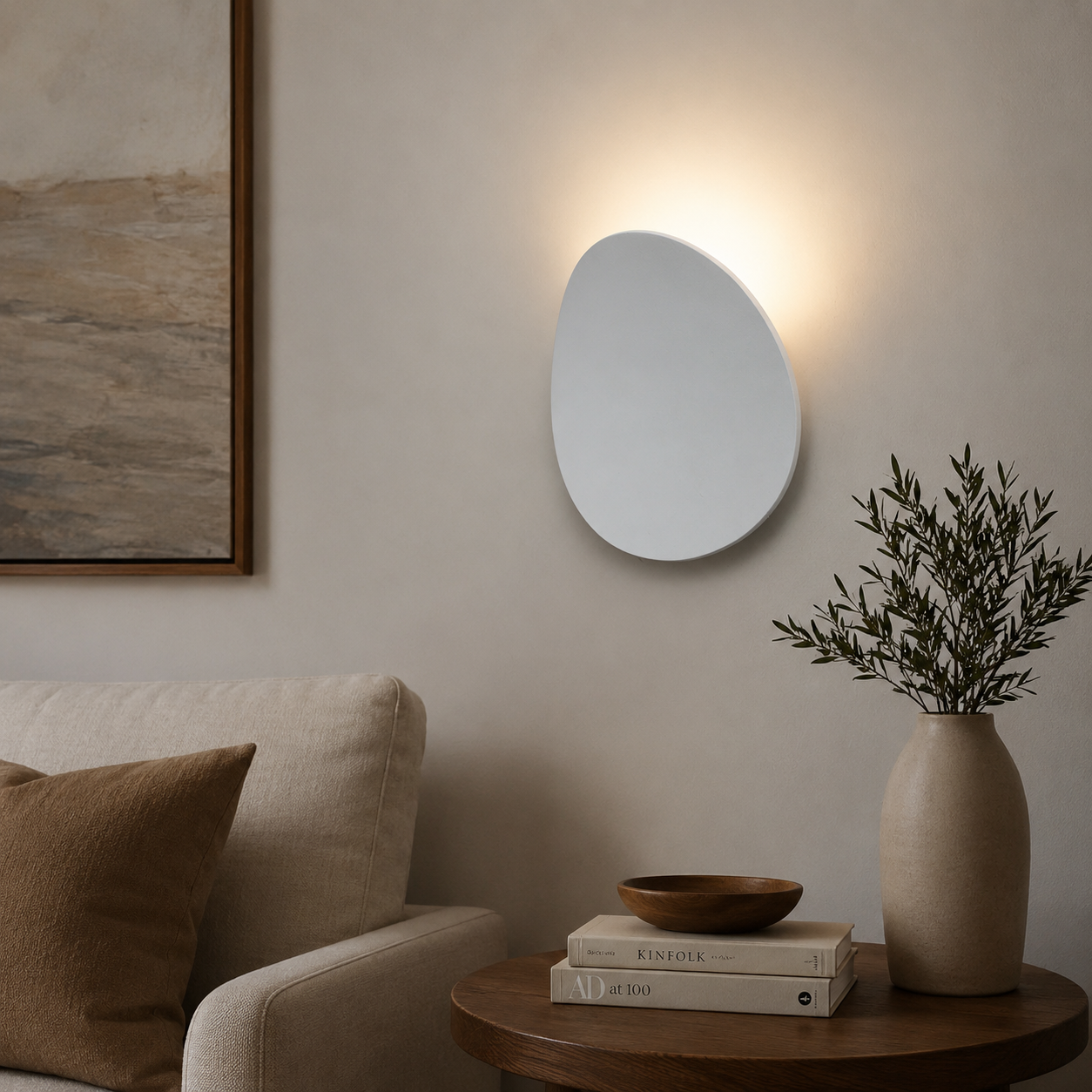 Aplique de Pared LED Redondo para Dormitorio, Pasillo y Recibidor - imagen 2