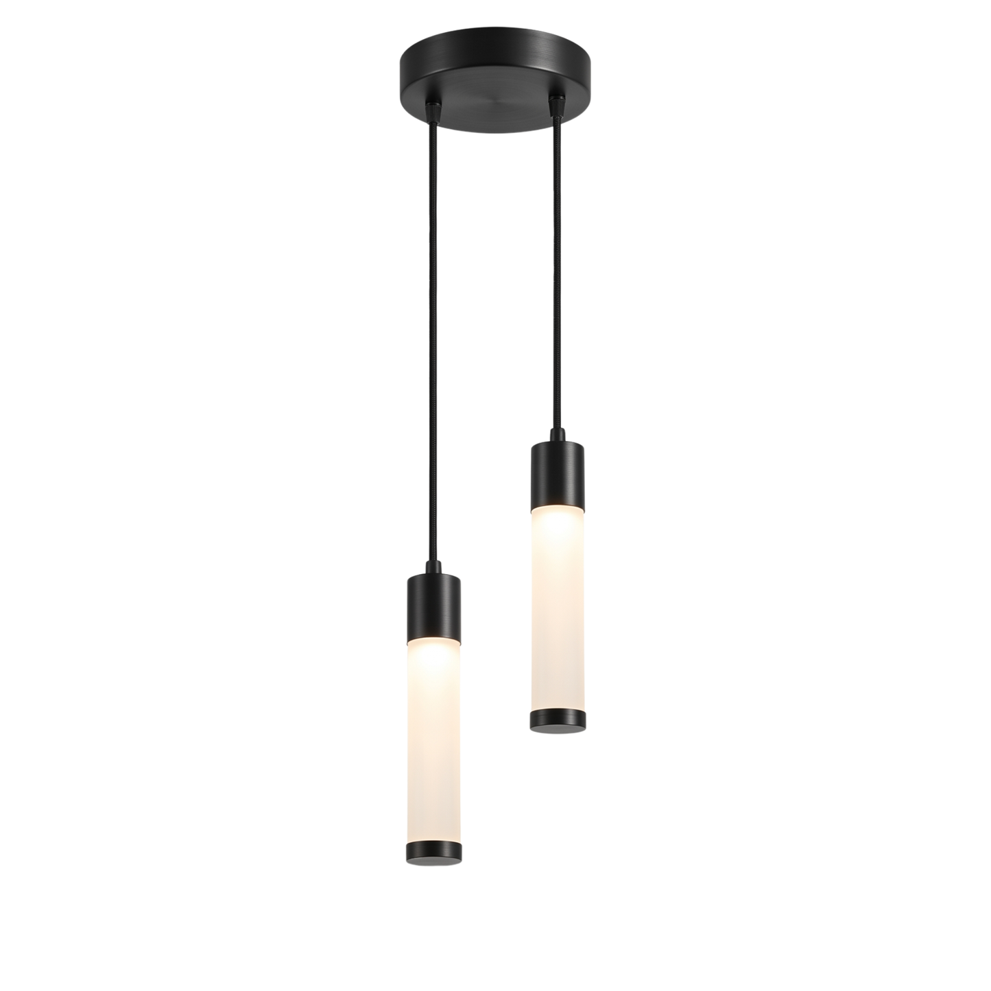 Lámpara Colgante LED de Dos Luces para Dormitorio y Mesita de Noche - imagen 5
