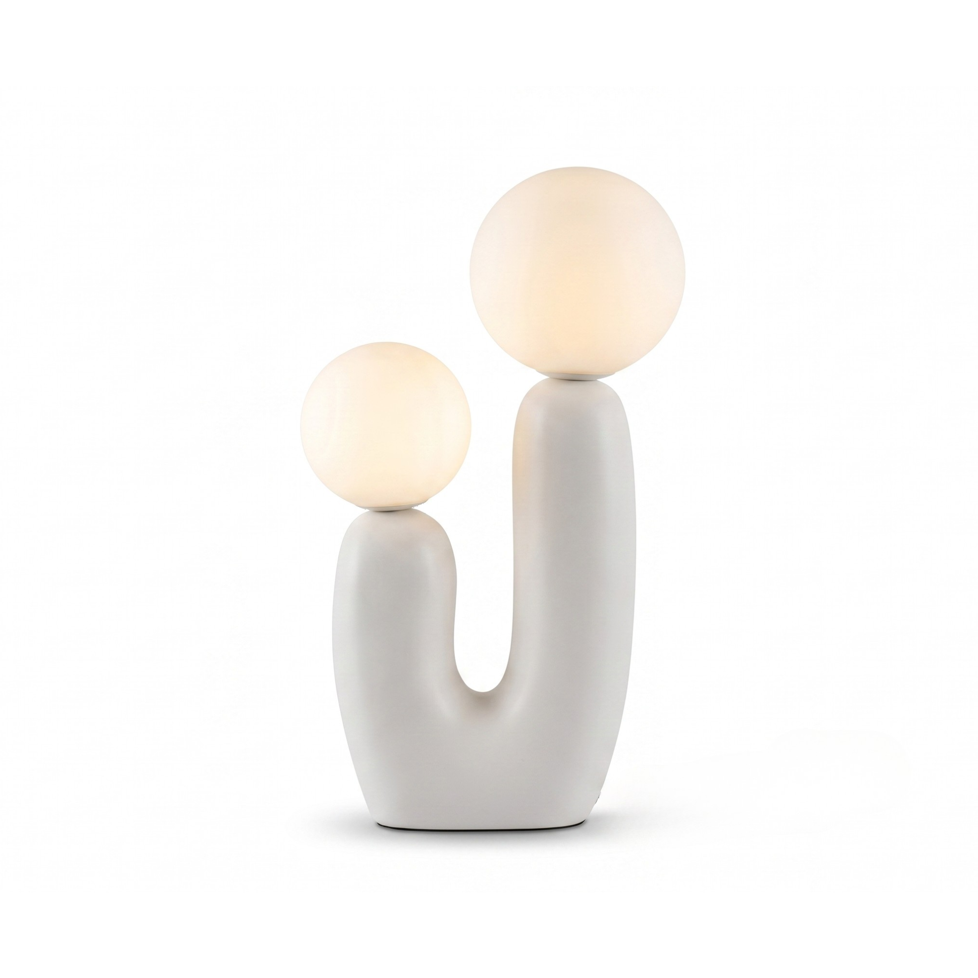 Lámpara de mesa decorativa con doble esfera - imagen 2