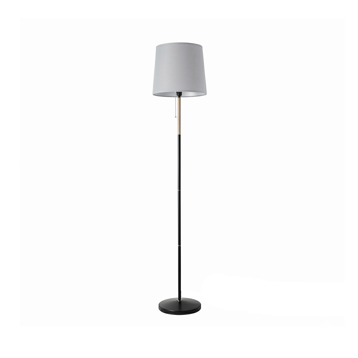 Lámpara de pie para salón con pantalla de tela - imagen 2