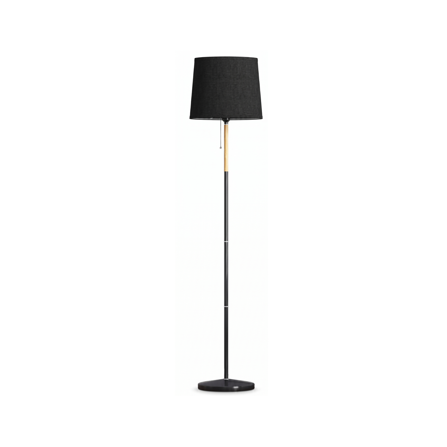 Lámpara de pie para salón con pantalla de tela - imagen 4